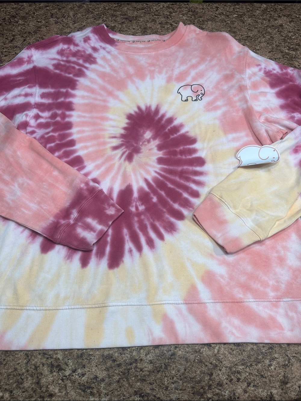 NWT Ivory Ella Women’s Tie-Dye Sweatshirt XL